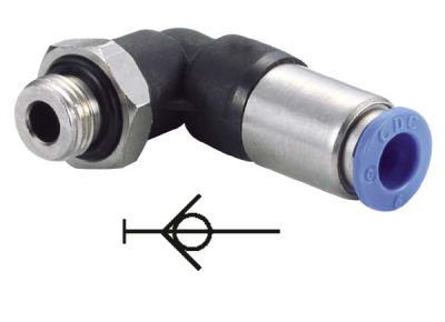 B-SWEd-KU - Selbstsperrende Winkel-Einschraubverschraubung