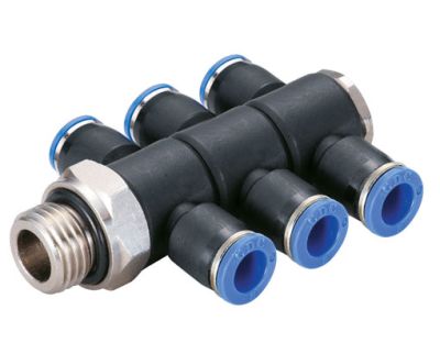 B-TVTEd3-KU - T-Verteiler-Einschraubverschraubung