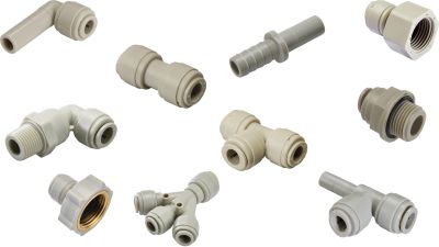 Steckverbinder für zöllige Schläuche