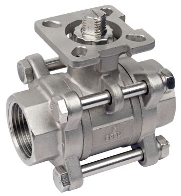 K-MU-870-VA - 2-2 Wege Kugelhahn, Edelstahl II ISO-Flansch