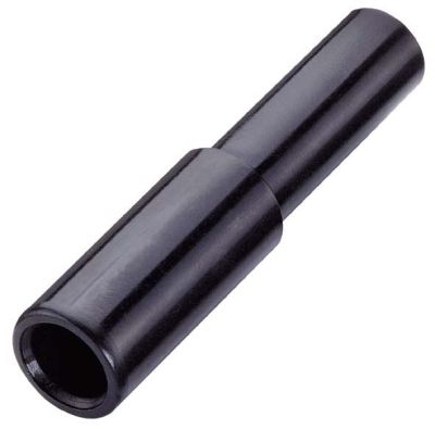 B-GDSr-KU-schwarz - Gerader Doppel-Stecker