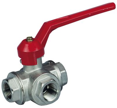 K-MU-440-MSv - 3-2 Wege T-Muffen-Kugelhahn III Hebel