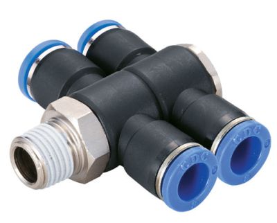 B-TVTEdk2-KU - T-Verteiler-Einschraubverschraubung