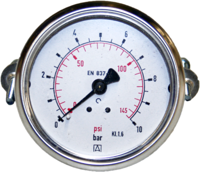 M-DH-40-St - Rohrfedermanometer