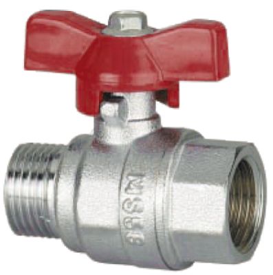 K-MU-160-MSv - 2-2 Wege Muffen-Kugelhahn IA Knebel